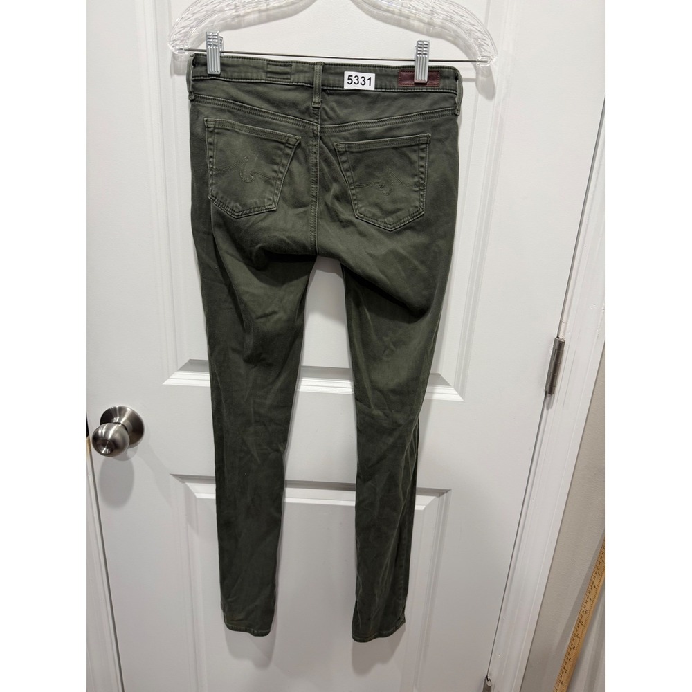 AG Womens Super Skinny The Legging Pants Olive Green 25R - Picture 5 of 7